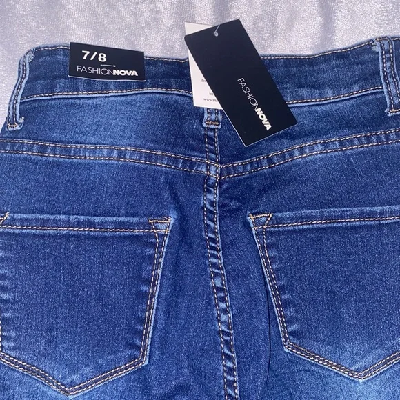 Fashion Nova “Olivia Rose” Skinny Jeans Dark Denim - Picture 5 of 5